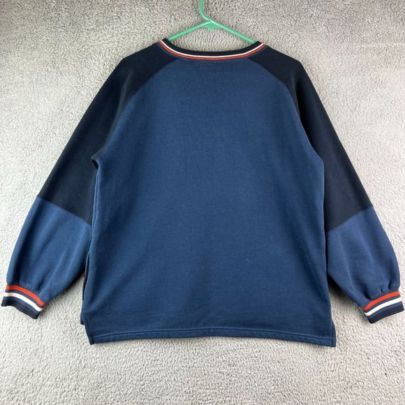 Vintage Izod sweatshirt kid spell out Long sleeve size L(14/16) - Picture 3 of 8